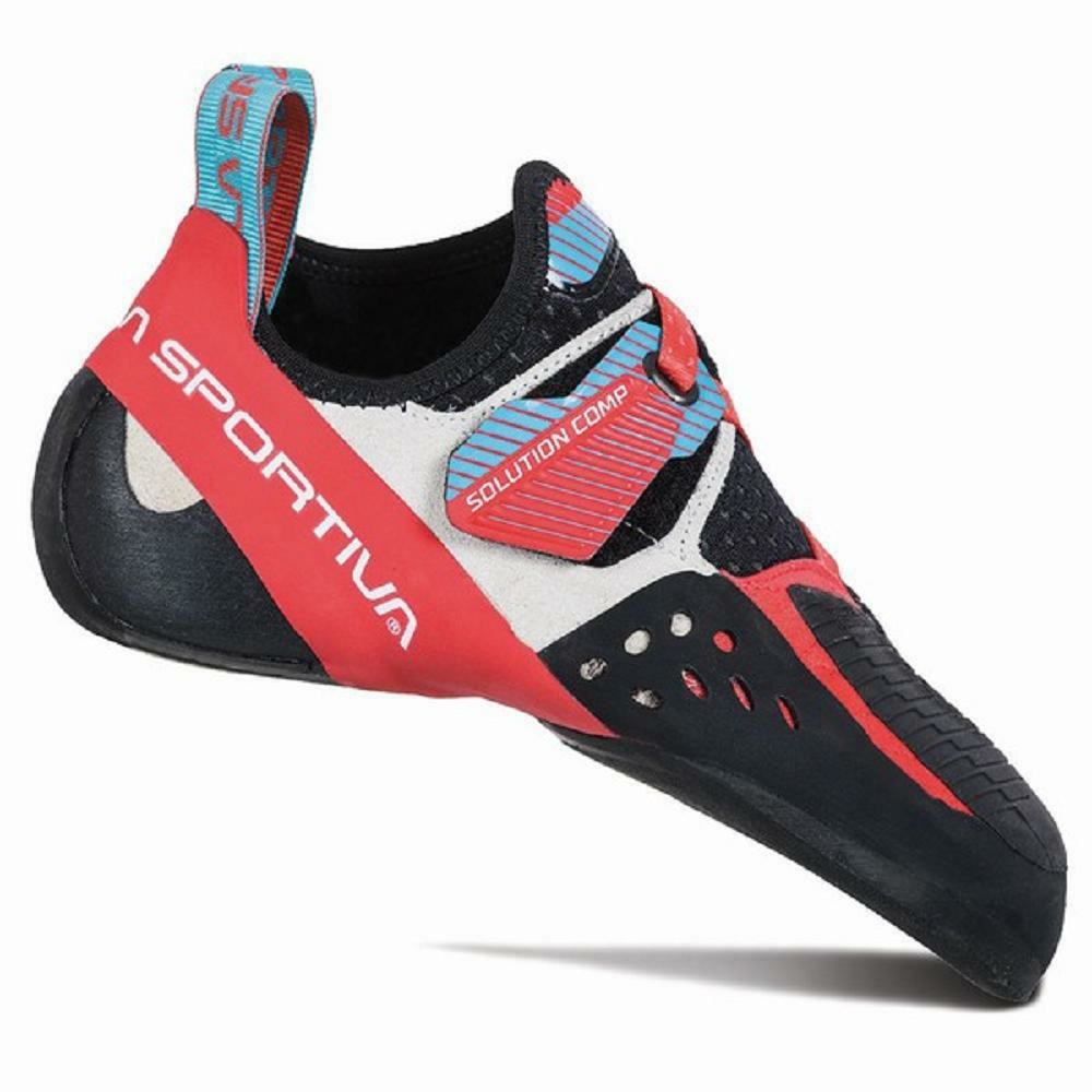 La Sportiva Solution Comp Klätterskor Dam Röda / Svarta | PZNUL-3752