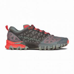 La Sportiva Bushido II Mountain Löparskor Dam Grå / Röda | XCHIE-7026